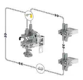 Pigging and 2K/3K dosing reduce rinse agent at colour changes