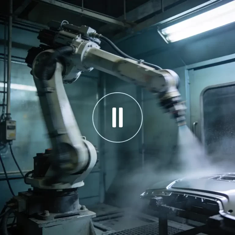 Stilstand in laklijn door onderbrekingen zoals kleurwissel en wachten op materiaal